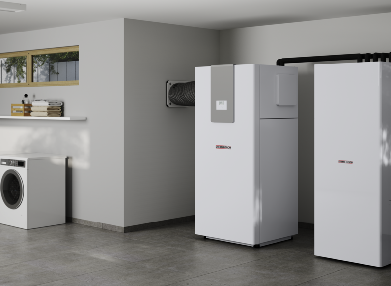 Zu sehen ist die STE Luft Wasser Waermepumpe WPL IKCS PIC 00010850 00.